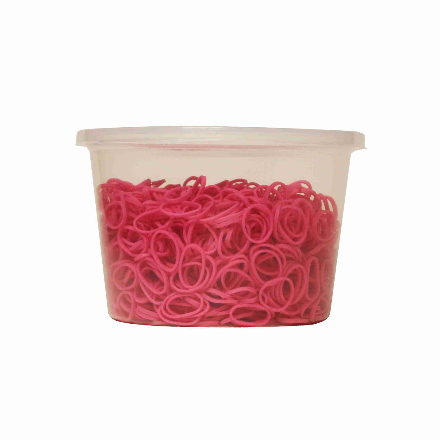 Amelia Beauty | 1/2in, Pink, Elastic Rubber Band Pony Tail Holders | Made in USA, Ideal for Ponytails, Braids, Twists, Dreadlocks, Styling Accessories for Women, Men and Girls | 1000 Pack
