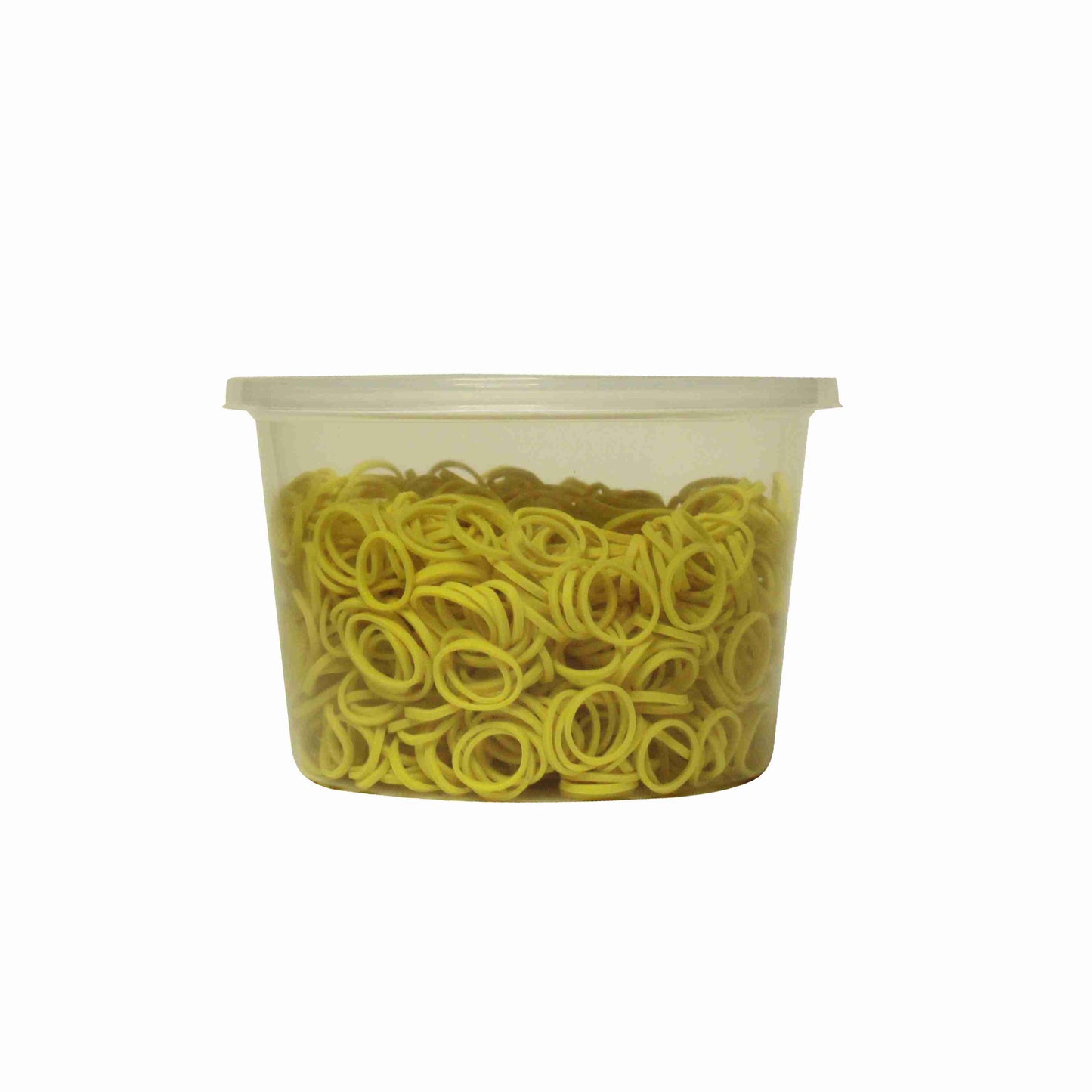 Amelia Beauty | 1/2in, Yellow, Elastic Rubber Band Pony Tail Holders | Made in USA, Ideal for Ponytails, Braids, Twists, Dreadlocks, Styling Accessories for Women, Men and Girls | 1000 Pack