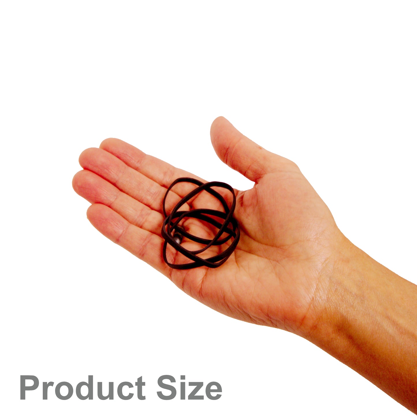 60 Brown, Giant Size, Rubber Bands for Pony Tails, Braids and Dreadlocks