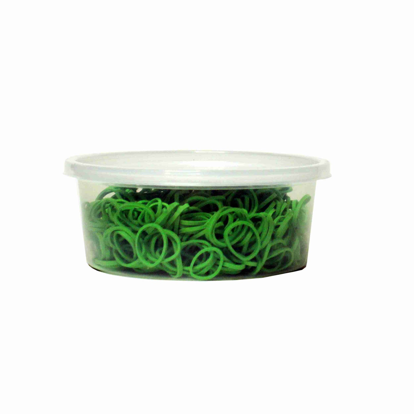 Amelia Beauty | 1/2in, Lime, Elastic Rubber Band Pony Tail Holders | Made in USA, Ideal for Ponytails, Braids, Twists, Dreadlocks, Styling Accessories for Women, Men and Girls | 500 Pack