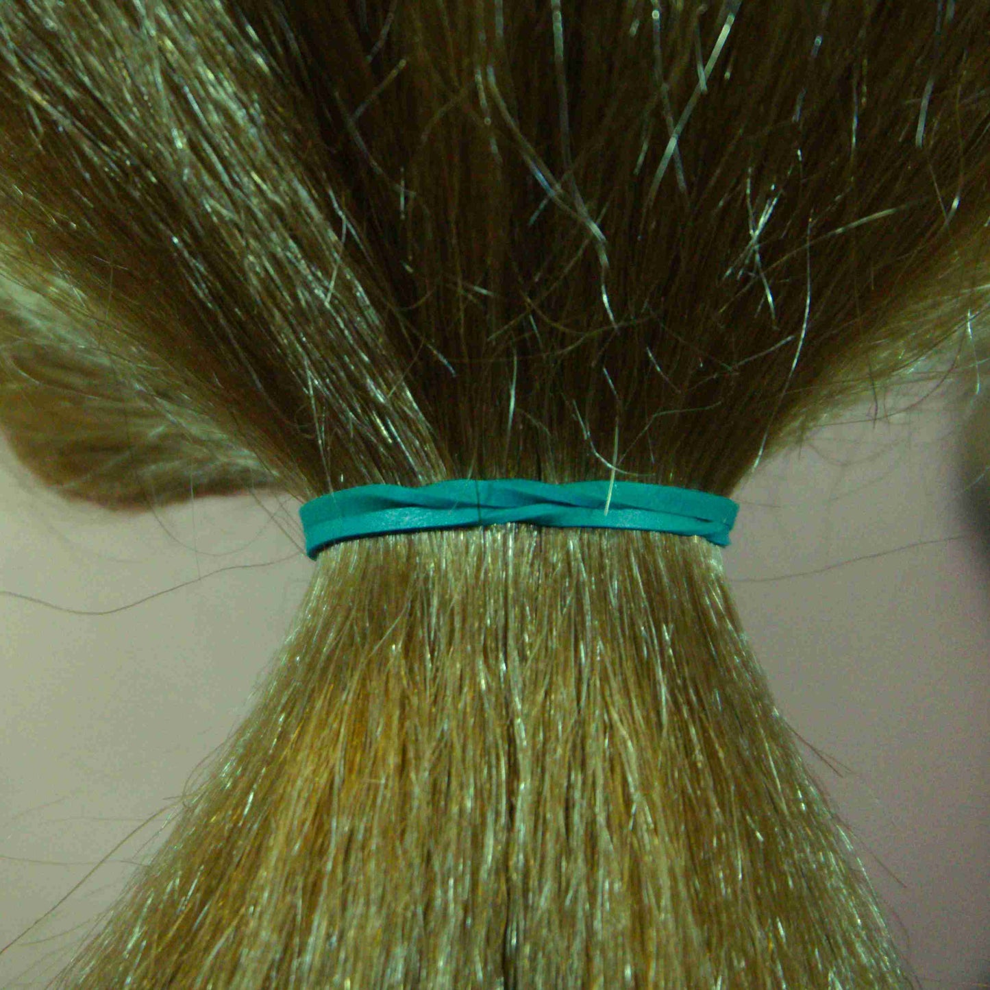 200 Jumbo 1" Green Rubber Bands for Hair | Extra Strong Ponytail Holders for Braids, Buns & Thick Hair | Made in USA | 200 Count Bulk Pack