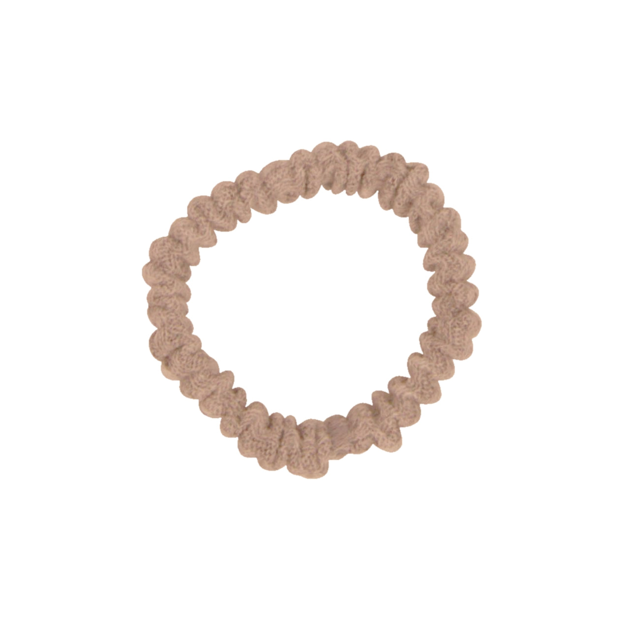 Amelia Beauty, Grey Ribbed Scrunchies, 2.25in Diameter, Gentle on Hair, Strong Hold, No Snag, No Dents or Creases. 10 Pack