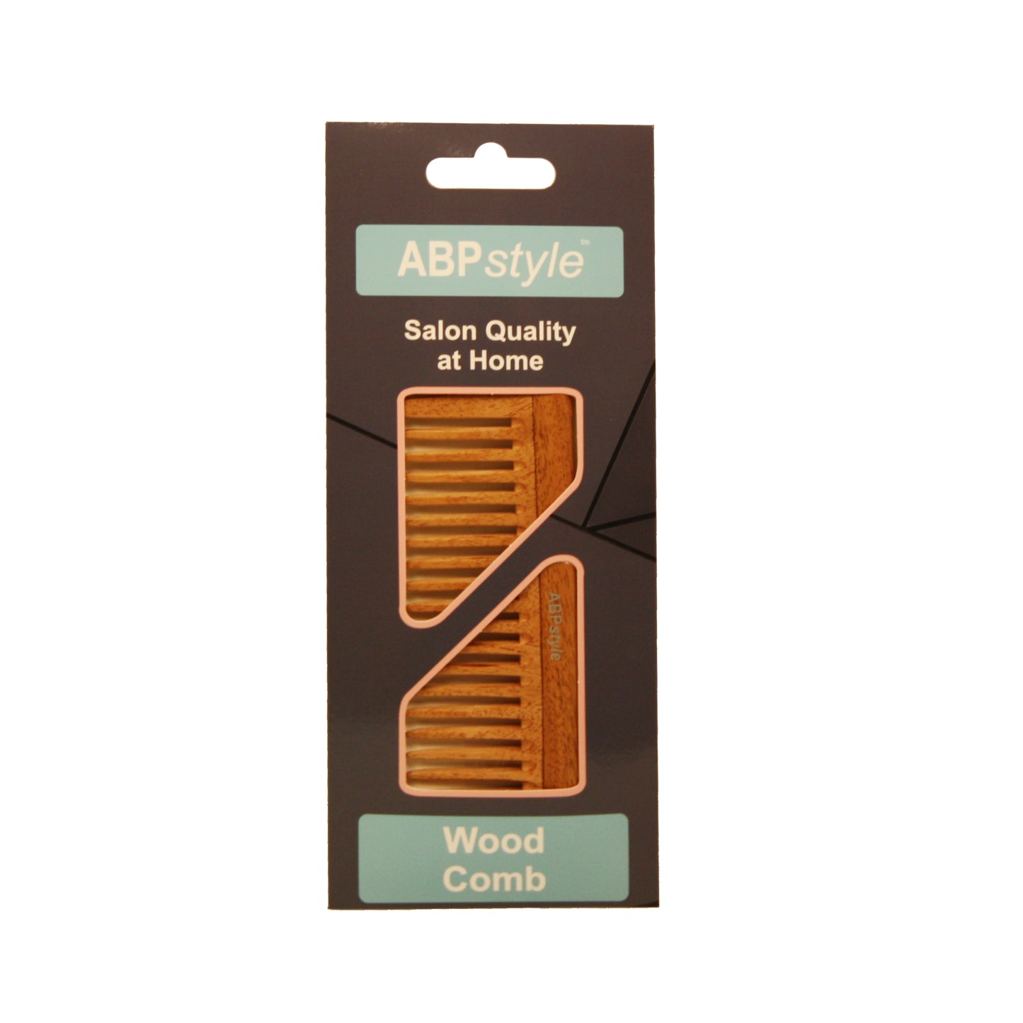 ABPStyle, 6in Neem Wood Tall Rake Comb. Anti-Static, Damage Free, Promotes Hair Growth, Environmentally Friendly