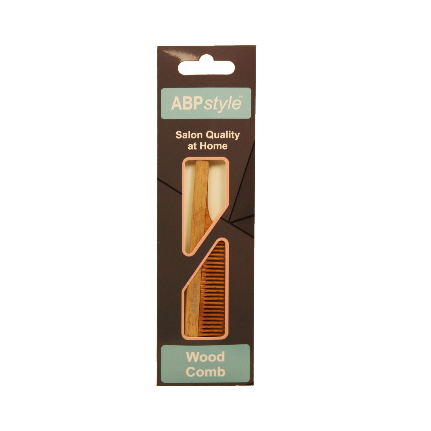 ABPStyle, 8in Neem Wood Rattail Comb. Anti-Static, Damage Free, Promotes Hair Growth, Environmentally Friendly
