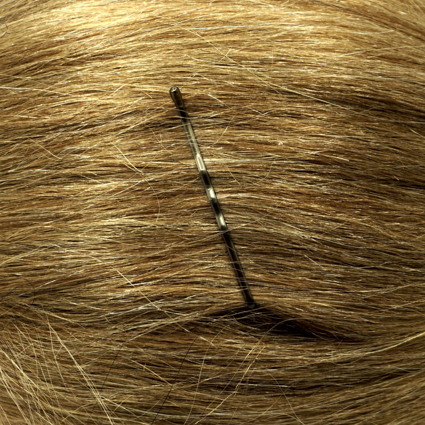 300, Brown, 2.0in (5.0cm), Italian Made Bobby Pins, Recloseable Stay Clean and Organized Container
