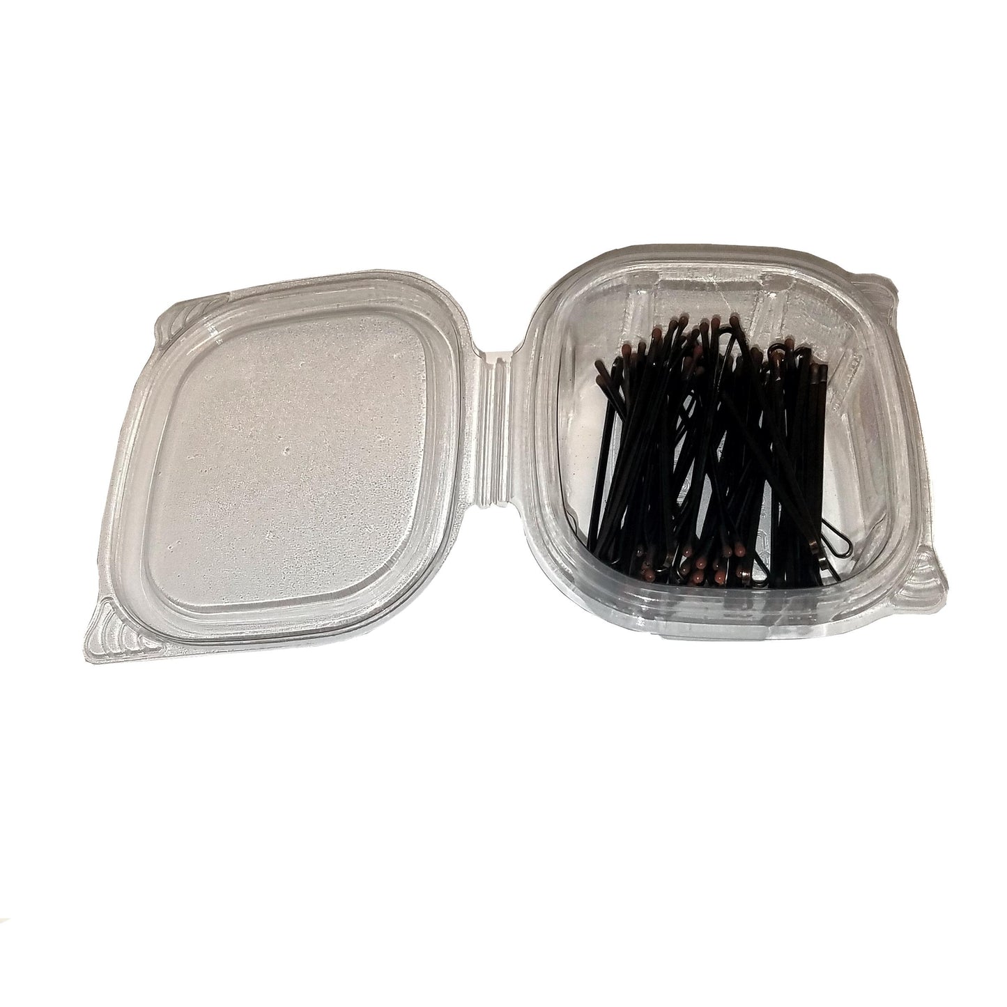 36, Brown, US Made, Jumbo Bobby Pins in a Tub