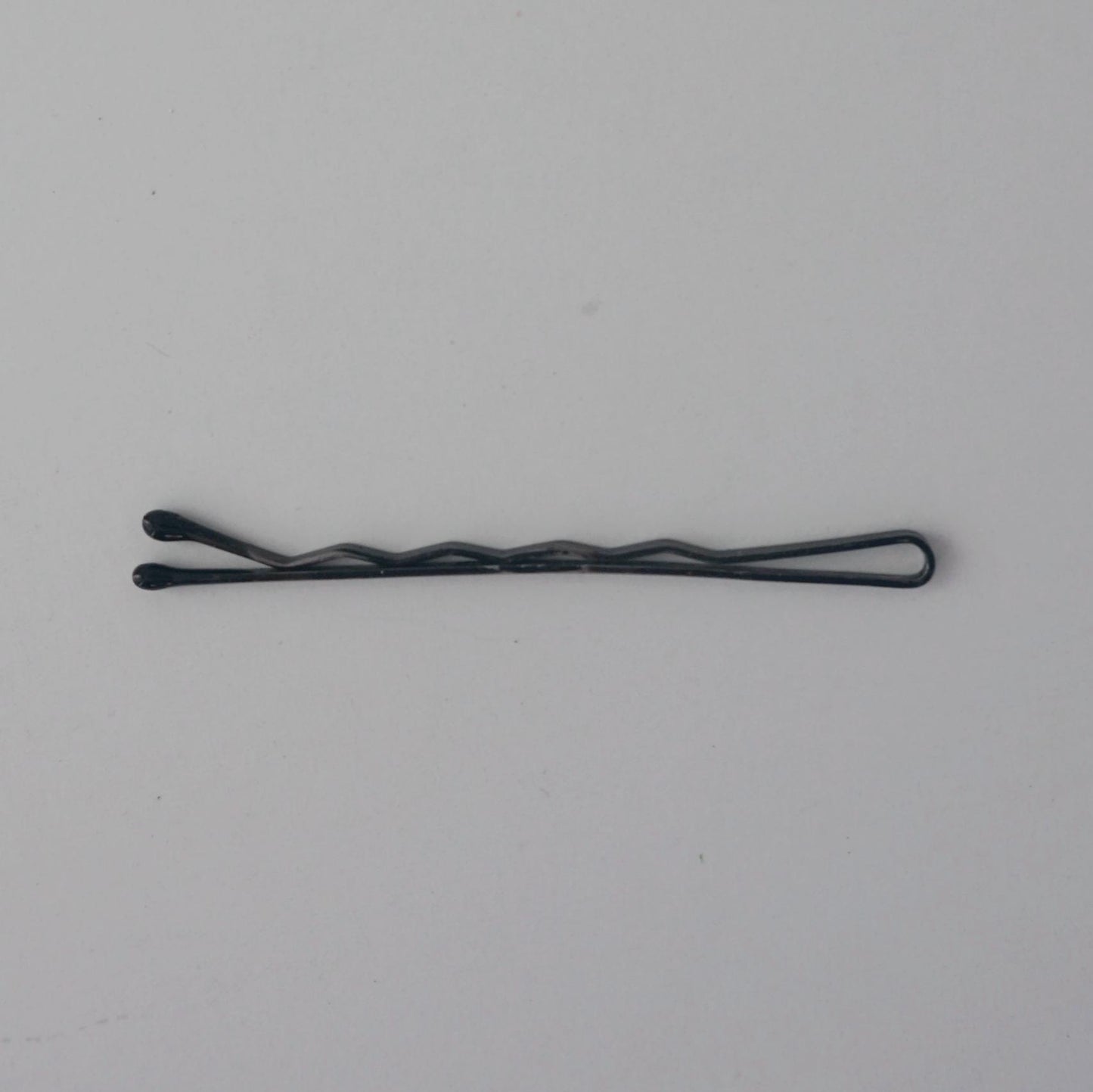 Amelia Beauty Professional Quality Black Bobby Pins, Made in USA, 180 Count, 2" Long, Strong Grip, Durable Plastic Tips, Comfortable All-Day Wear