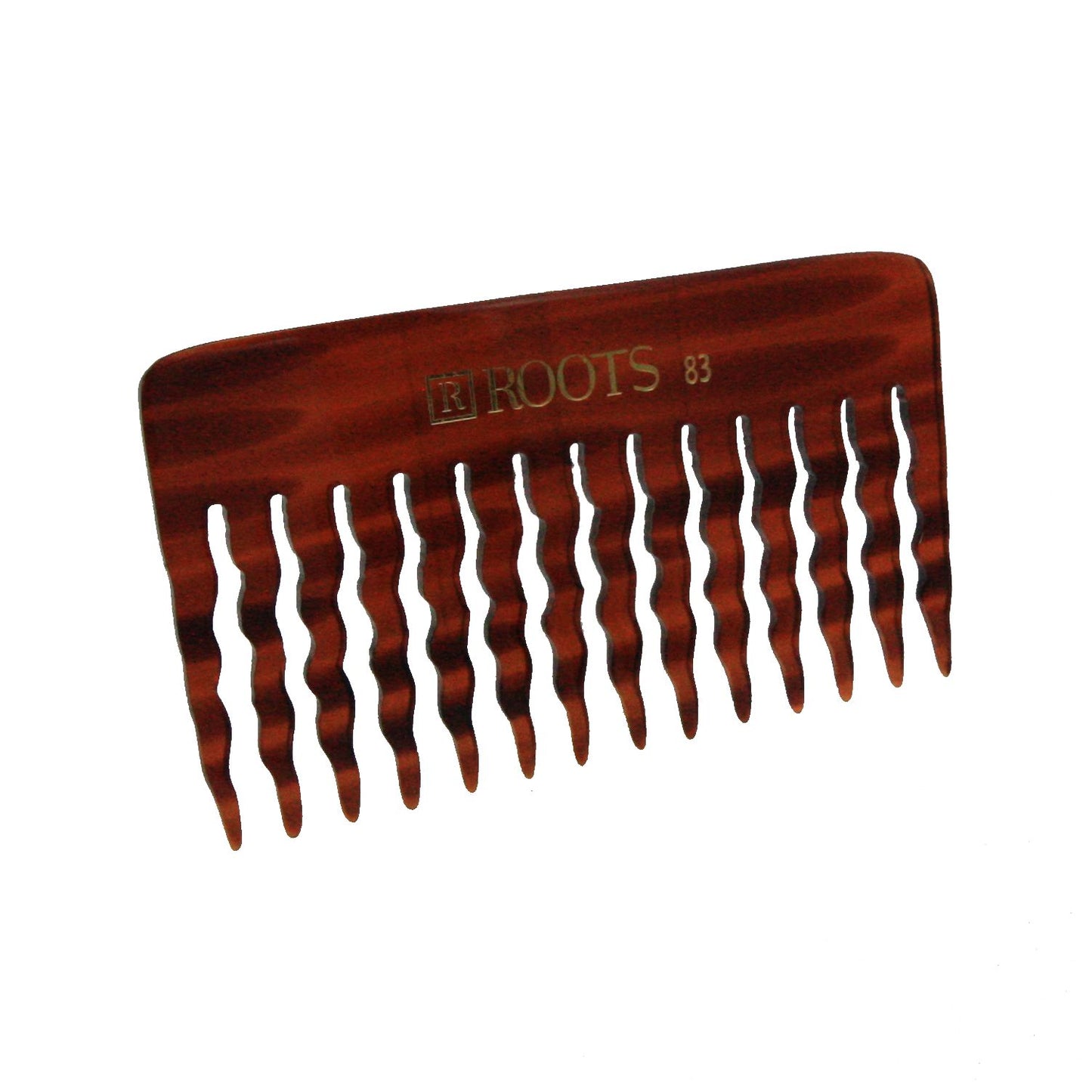 4.25in Roots 83 Cellulose Acetate Wide Tooth Rake Comb - CLOSEOUT, LIMITED STOCK AVAILABLE