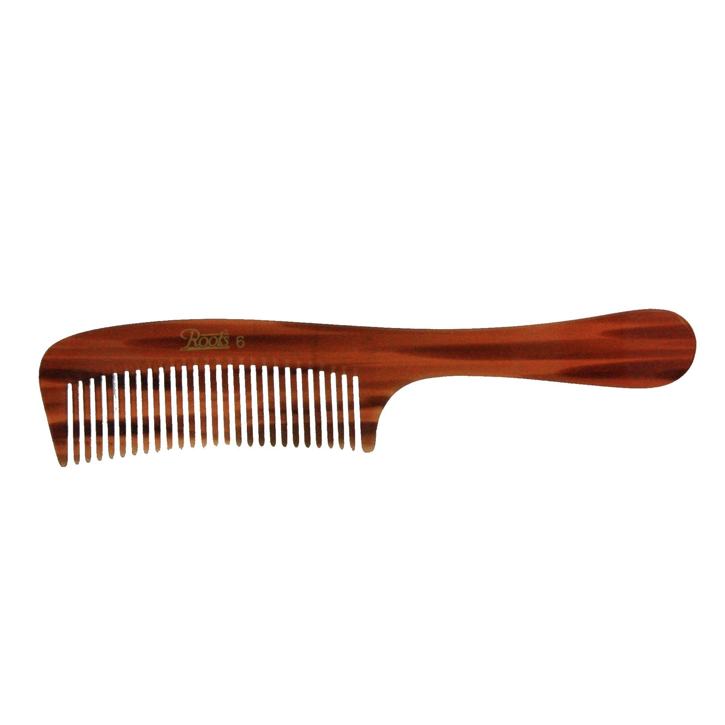 7.5in Roots Cellulose Acetate Handle Comb - Clearance