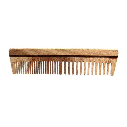 7.5in Wood Styling Extra Course Tooth Comb  - CLOSEOUT, LIMITED STOCK AVAILABLE