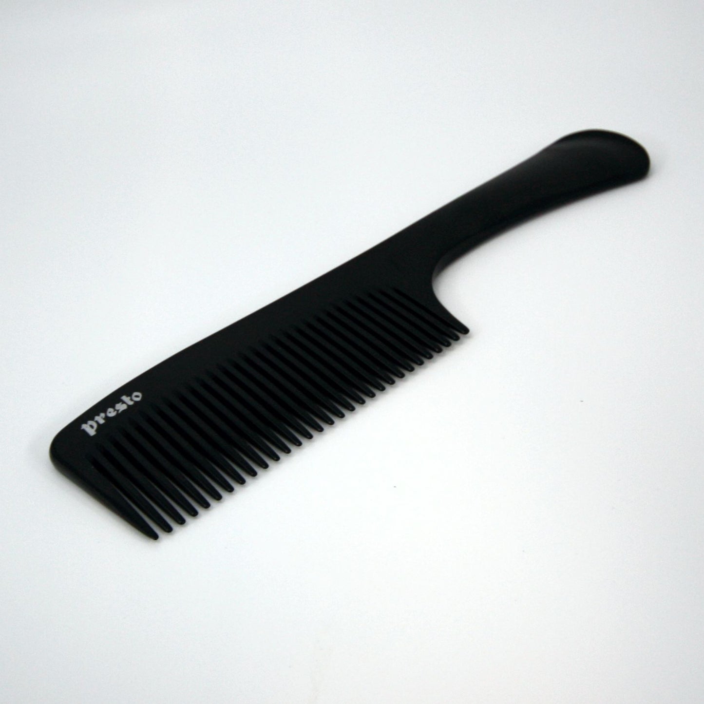 8.5in, Presto Hard Rubber, Handle Comb - CLOSEOUT, LIMITED STOCK AVAILABLE