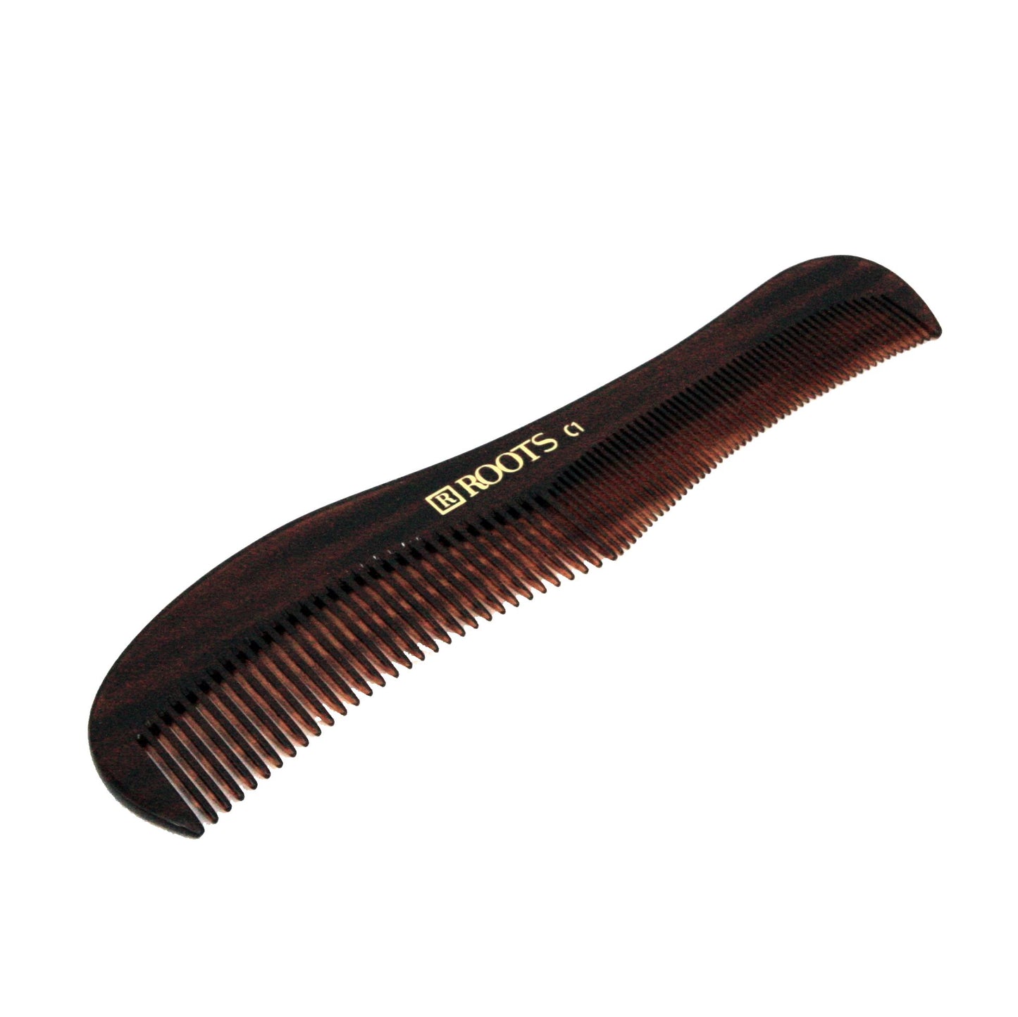8.375in Roots C1 Cellulose Acetate Curved Styling Comb - CLOSEOUT, LIMITED STOCK AVAILABLE