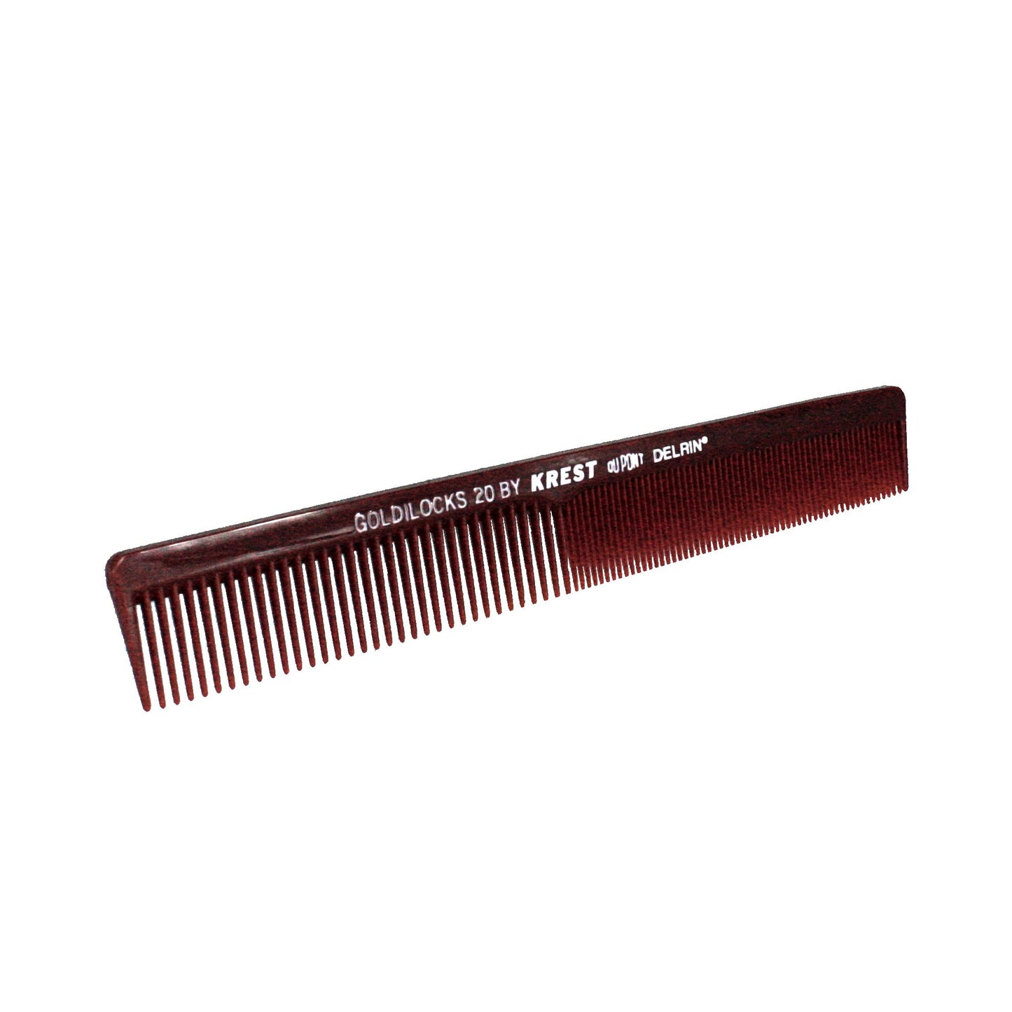 7in, Delrin Plastic, Finger Wave Comb with Inch Marks - CLOSEOUT, LIMITED STOCK AVAILABLE