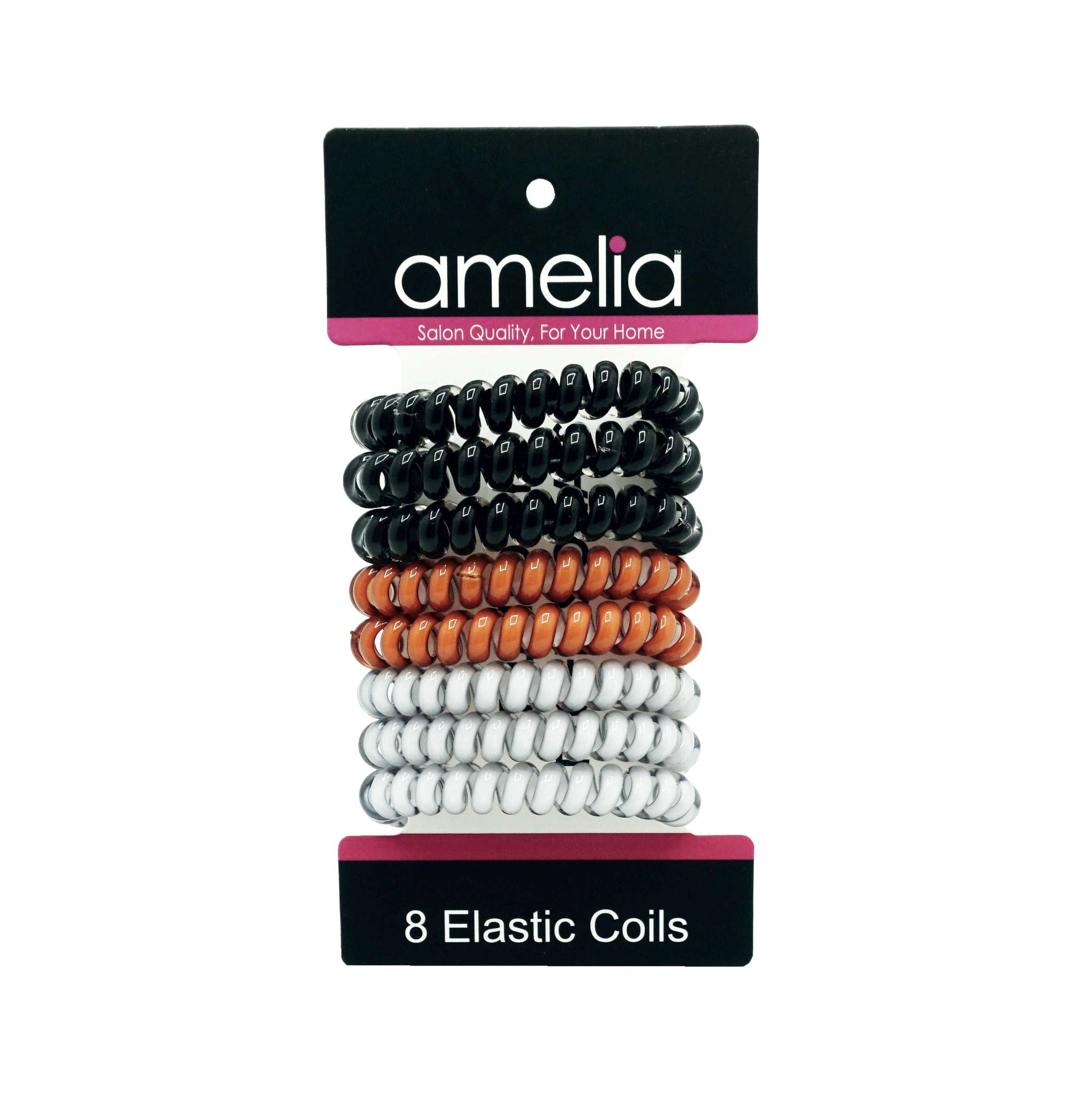 All Black Gentle No-crease Elastic Hair Ties at