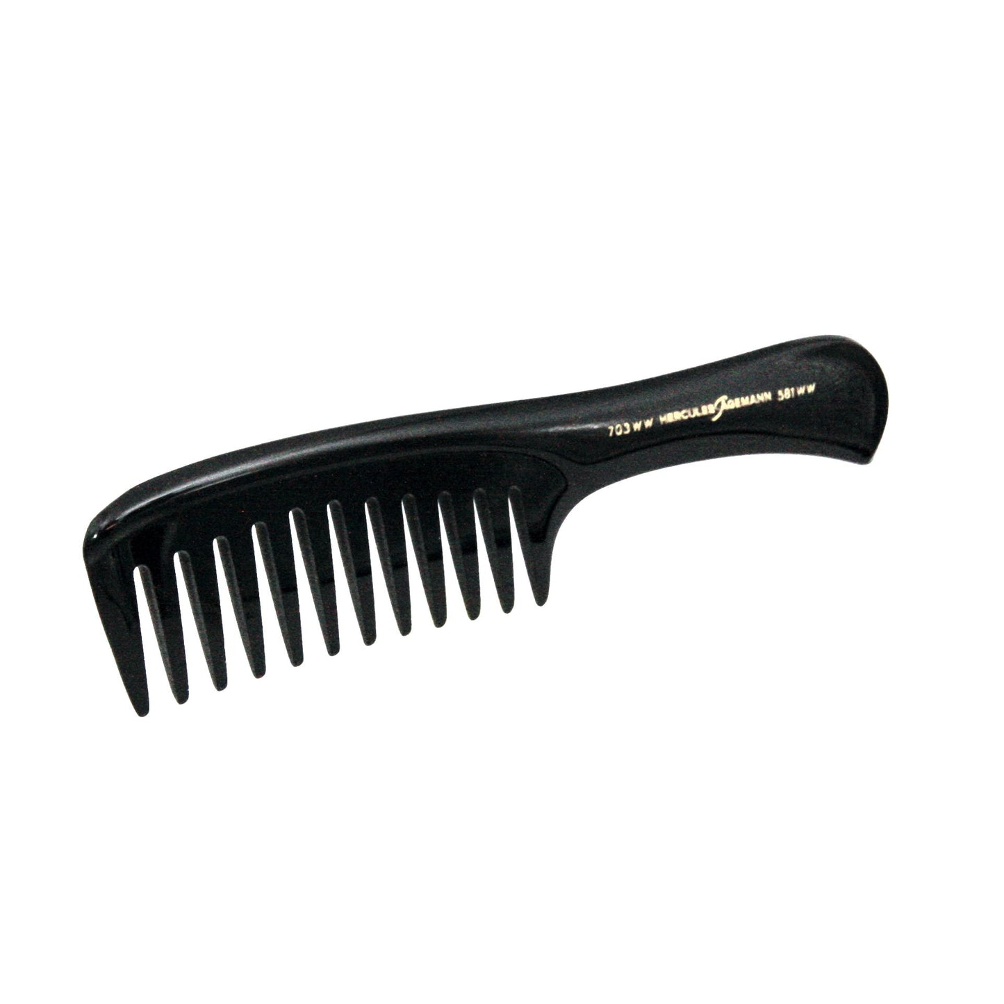 7in Extra Course Tooth Handle Comb, Hercules Sagemann 703WW