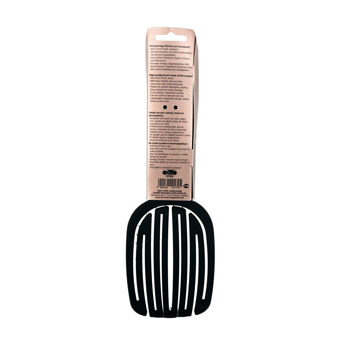 10in Flexy Shape, Oval Shape, Large Size Vented Brush, Hercules Sagemann 9154