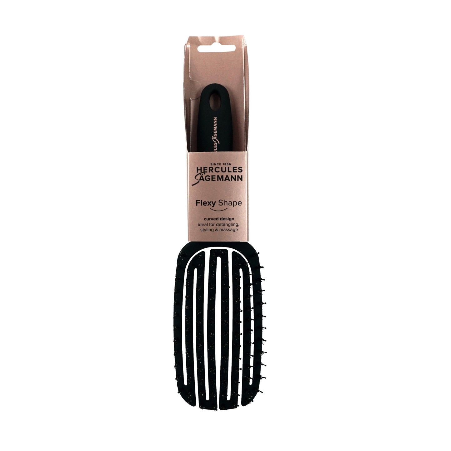 10in Flexy Shape, Oval Shape, Medium Size Vented Brush, Hercules Sagemann 9155