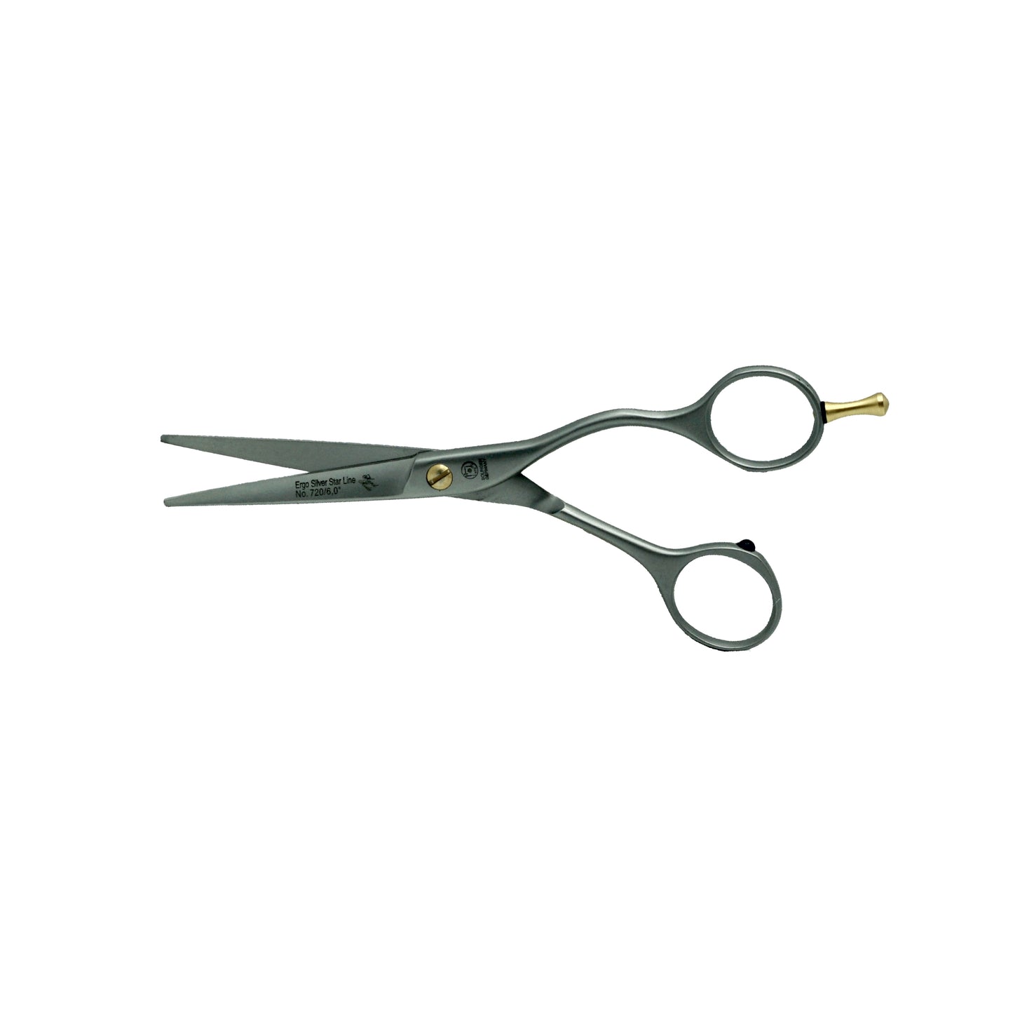 NTS Solingen 720-6.0 Ergo Silver Star German Scissors, 6.0in Length