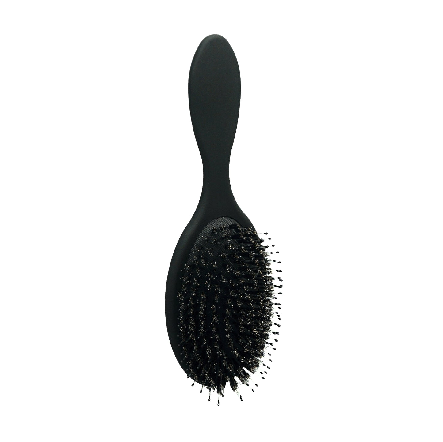 8.5in Paddle Cushion Brush - Nylon and Boar Bristles, Black - CLOSEOUT, LIMITED STOCK AVAILABLE