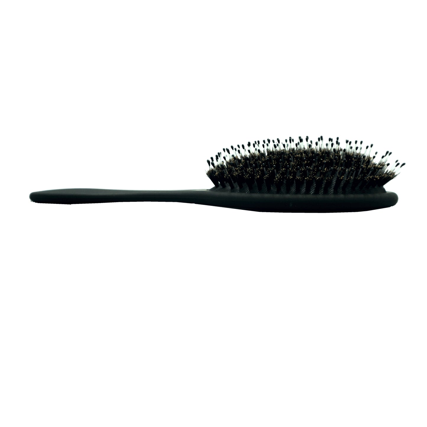 8.5in Paddle Cushion Brush - Nylon and Boar Bristles, Black - CLOSEOUT, LIMITED STOCK AVAILABLE
