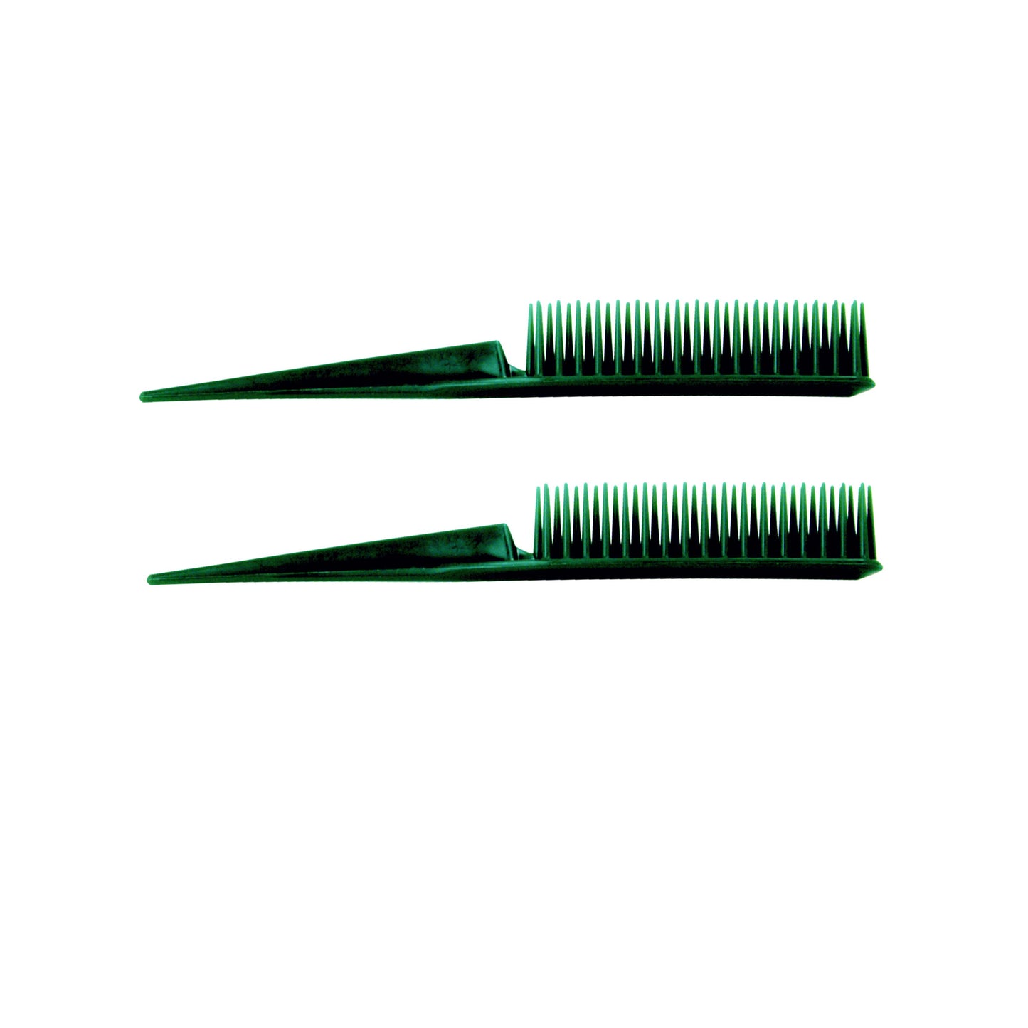 Amelia Beauty, 7in, 3 Row Styling Comb For Detangling, Tease, Defining And Separating Curls - Green