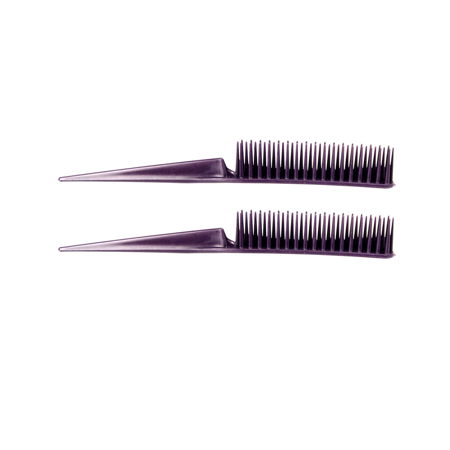 Amelia Beauty, 7in, 3 Row Styling Comb For Detangling, Tease, Defining And Separating Curls - Purple