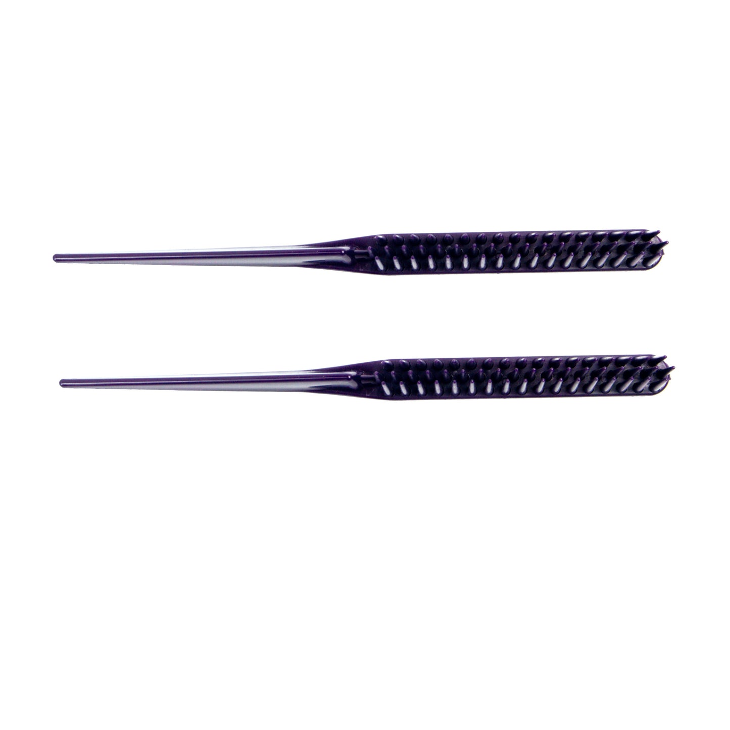Amelia Beauty, 7in, 3 Row Styling Comb For Detangling, Tease, Defining And Separating Curls - Purple