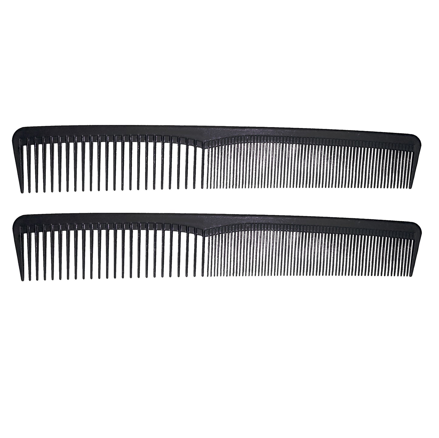 7in Plastic Thin Styling Comb (2 Pack)