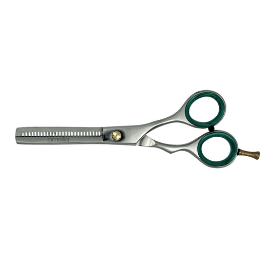 5.5" Right Handed, Stainless Steel Thinning Shear, Removable Finger Rest