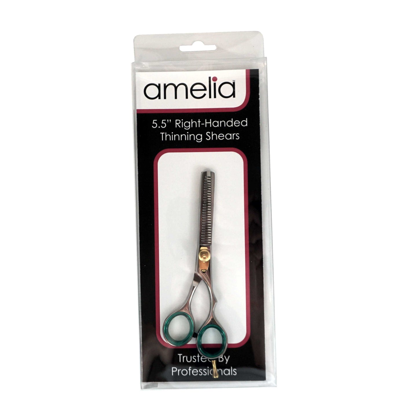5.5" Right Handed, Stainless Steel Thinning Shear, Removable Finger Rest
