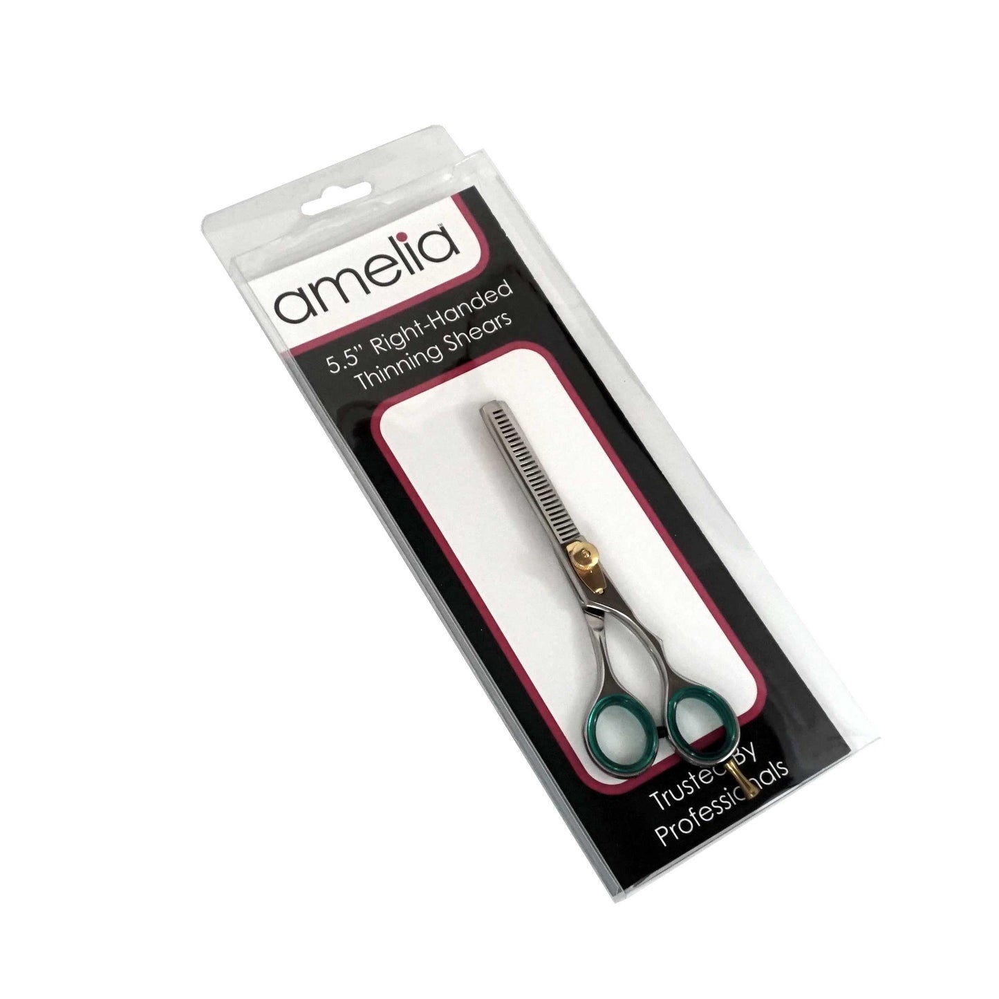 5.5" Right Handed, Stainless Steel Thinning Shear, Removable Finger Rest