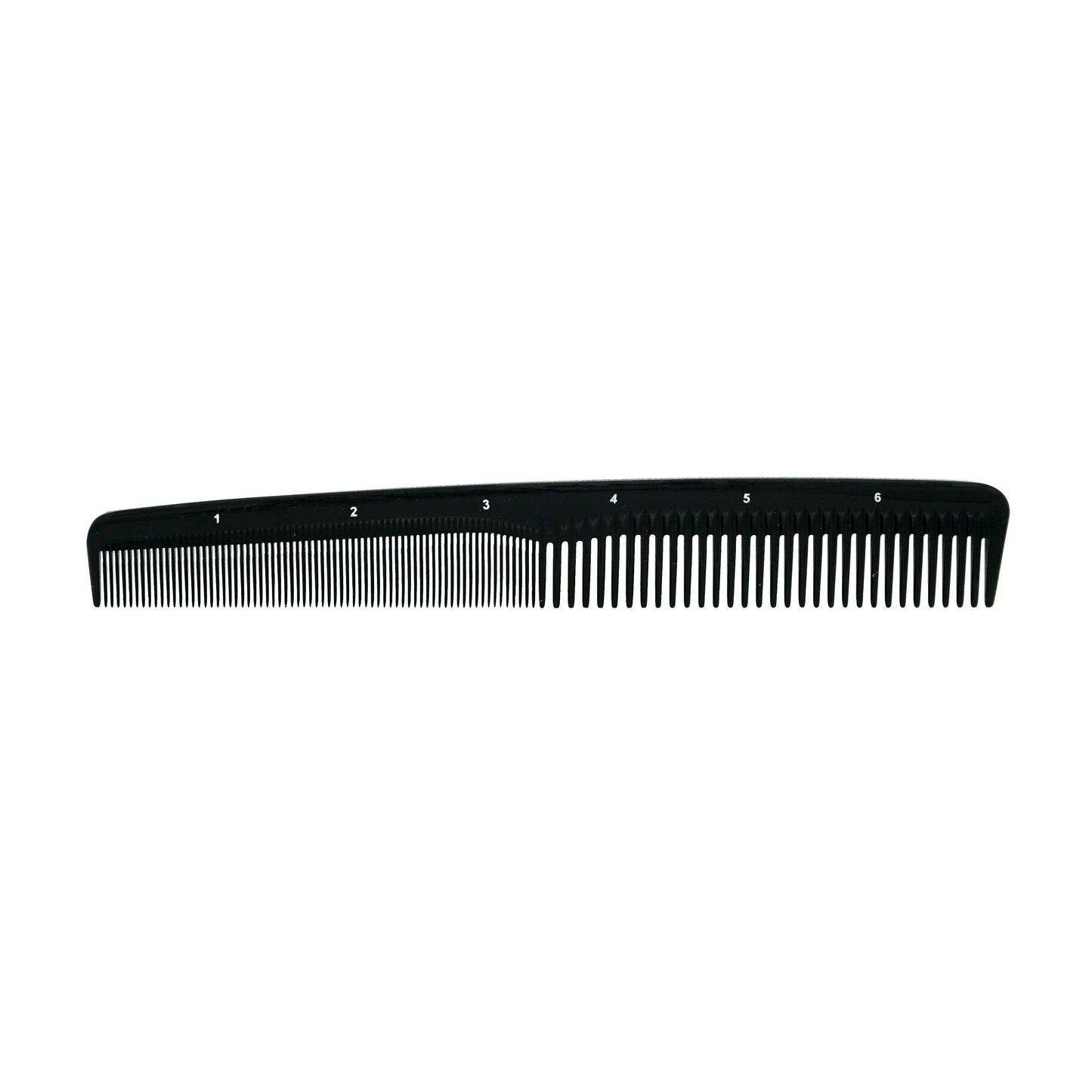 Pegasus 201, 7in Hard Rubber Hair Detangling/Trimmer Comb, Handmade, Seamless, Smooth Edges, Anti Static, Heat and Chemically Resistant, Wet Hair, Everyday Grooming Comb | Peines de goma dura - Black
