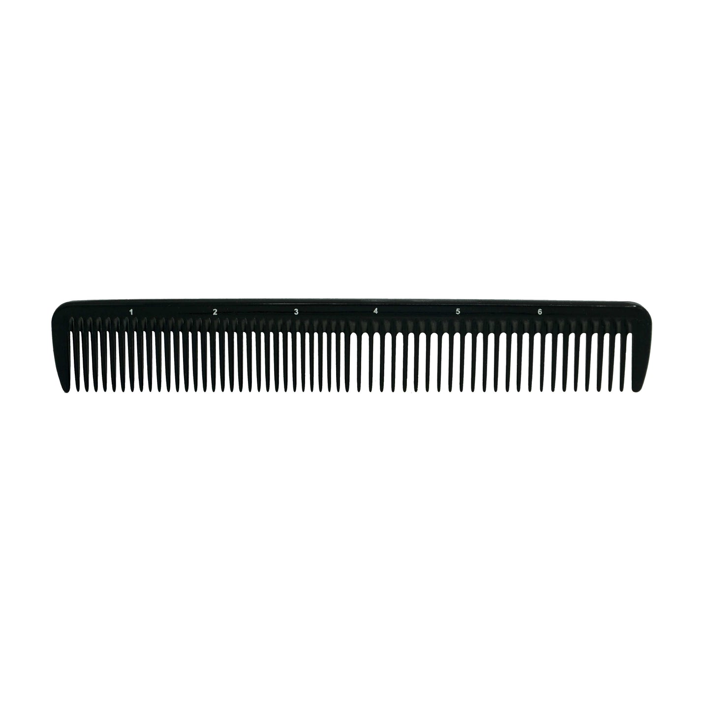 Pegasus 202, 7in Hard Rubber Hair Detangling/Trimmer Course Tooth Comb,  Seamless, Smooth Edges, Anti Static, Heat and Chemically Resistant, Everyday Grooming Comb | Peines de goma dura - Black