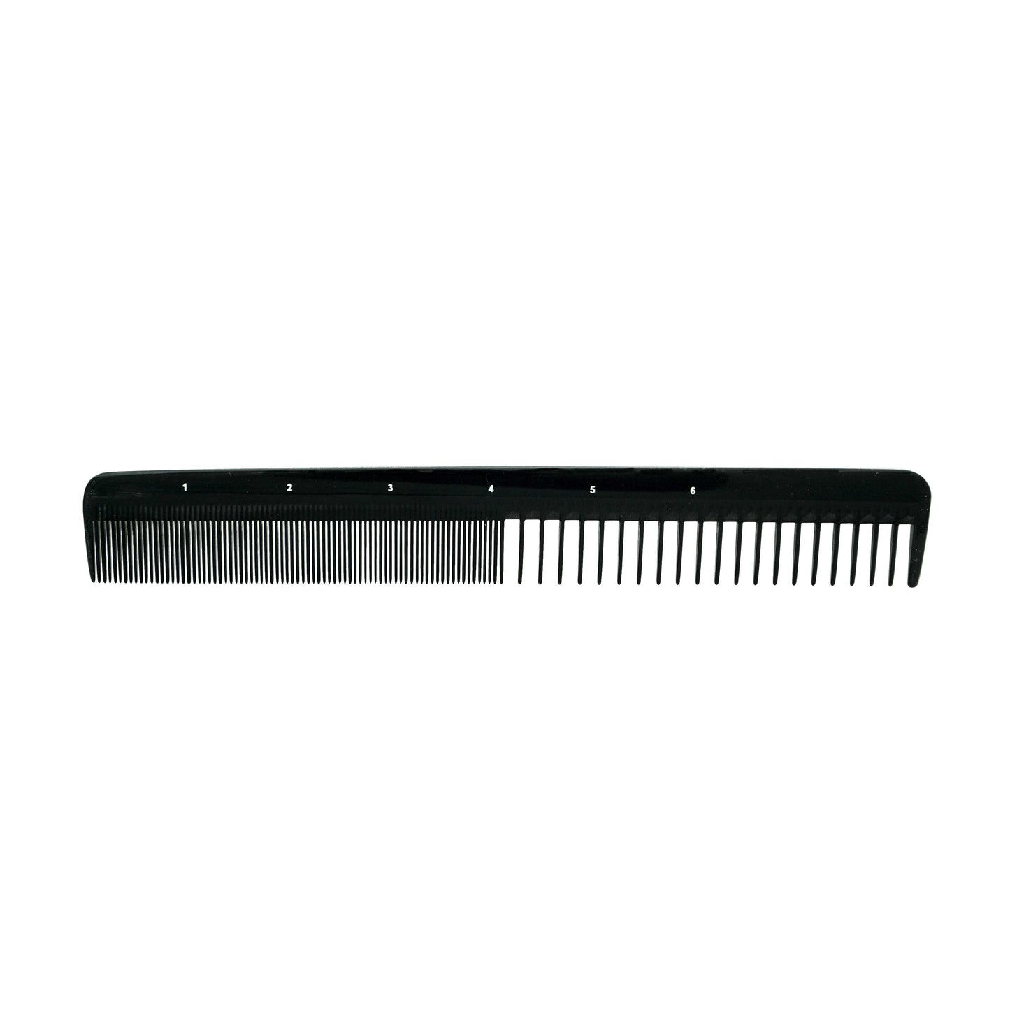 Pegasus 212, 8.25in Hard Rubber Styling Comb with Extra Course and Fine Teeth, Smooth Edges, Anti Static, Heat and Chemically Resistant, Wet Hair, Everyday Grooming Comb | Peines de goma dura - Black
