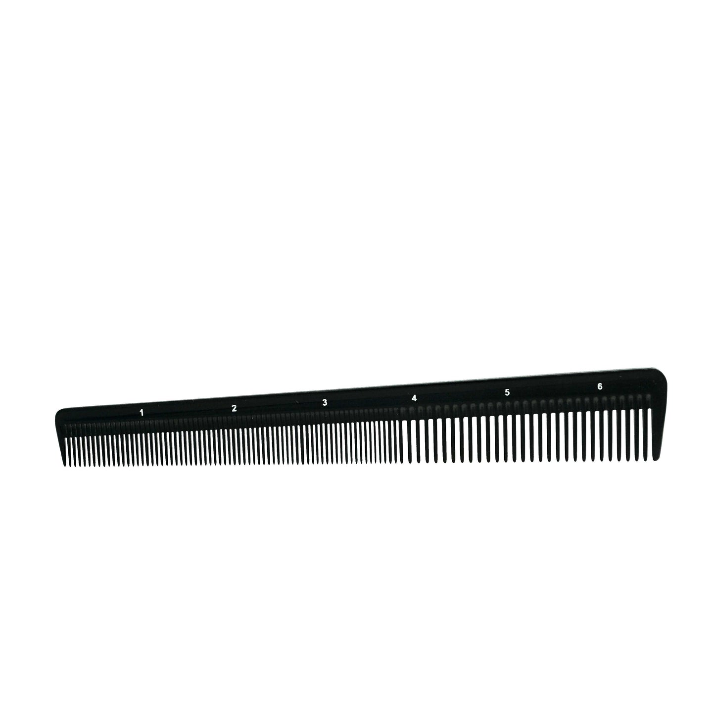 Pegasus 303, 6.5in Hard Rubber Heavy Barber Comb, Handmade, Seamless, Smooth Edges, Anti Static, Heat and Chemically Resistant, Wet Hair, Everyday Grooming Comb | Peines de goma dura - Black
