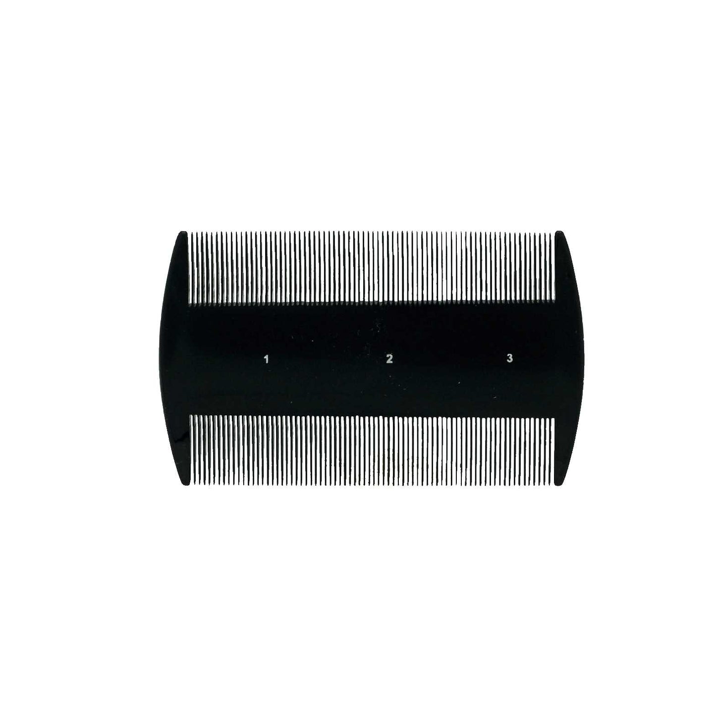 Pegasus 601, 3.5in Hard Rubber Lice Comb, Handmade, Seamless, Smooth Edges, Anti Static, Heat and Chemically Resistant Comb | Peines de goma dura - Black