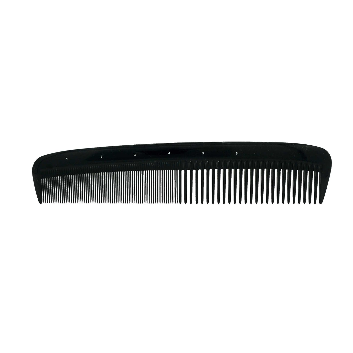 Pegasus 610, 9in Hard Rubber Heavy Styling Comb, Handmade, Seamless, Smooth Edges, Anti Static, Heat and Chemically Resistant, Portable Pocket Purse Dresser Comb | Peines de goma dura - Black