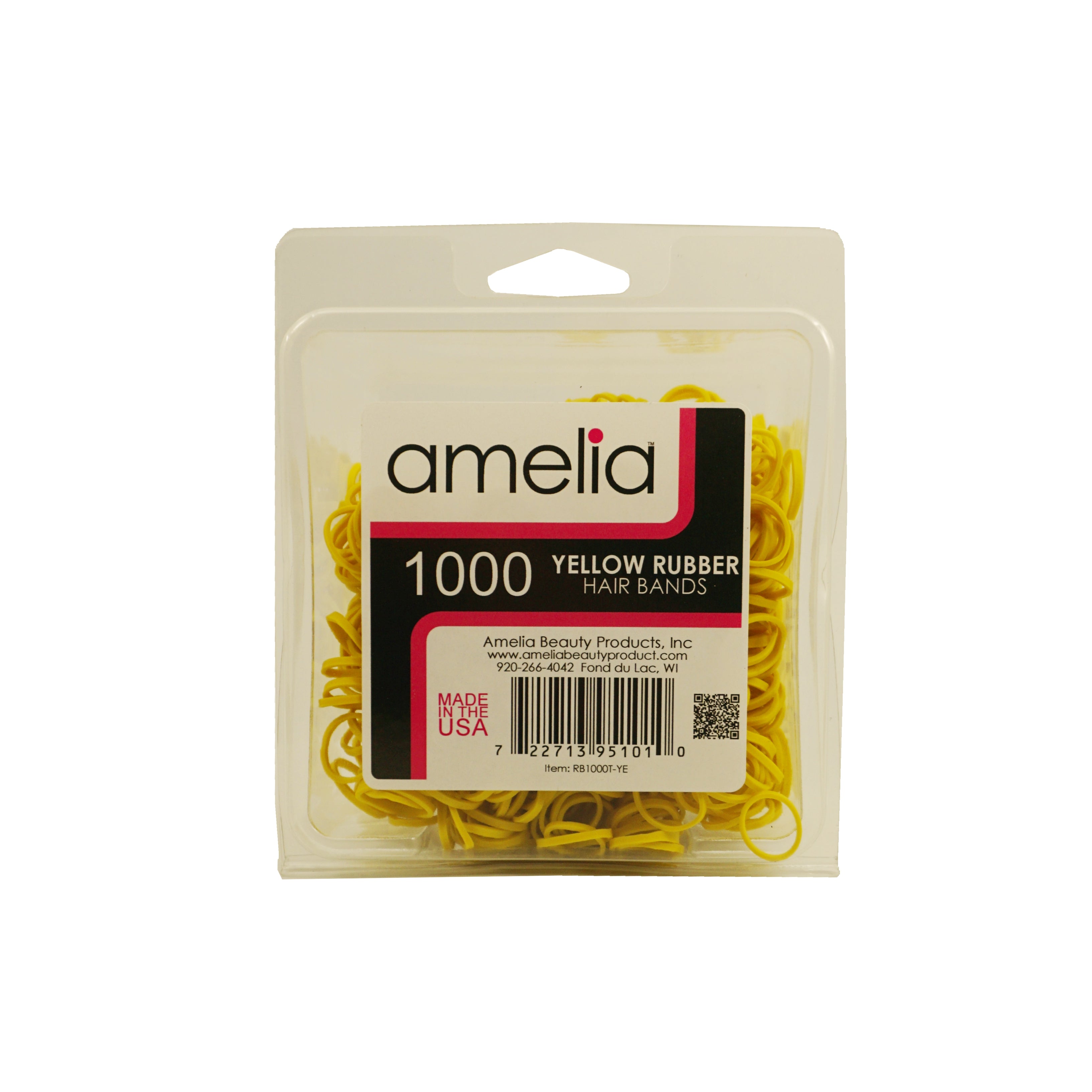 Yellow shop rubber bands