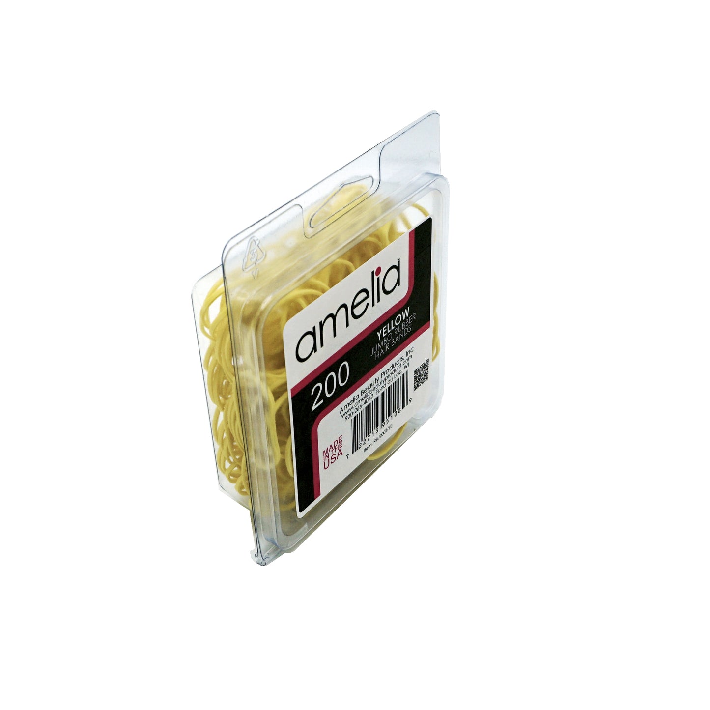 200, Yellow, Jumbo, Rubber Bands for Pony Tails and Braids