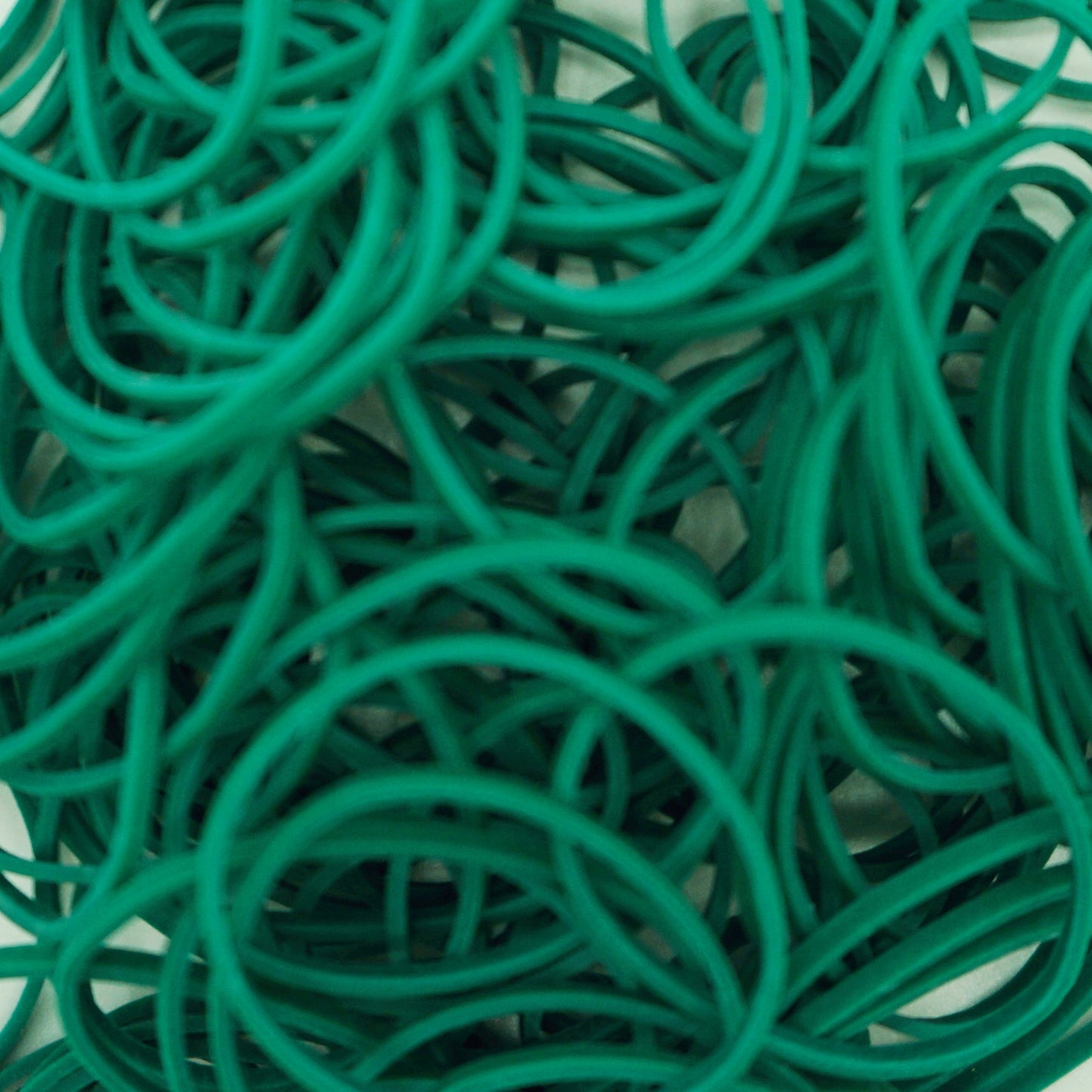 200, Green, Jumbo, Rubber Bands for Pony Tails and Braids