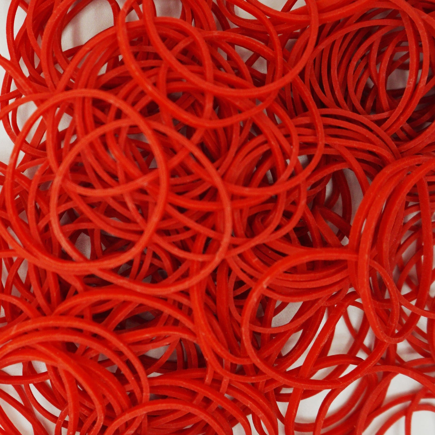 200, Red, Jumbo, Rubber Bands for Pony Tails and Braids