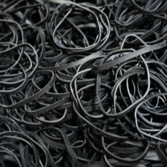 1/4lb, Black, #31 Rubber Bands