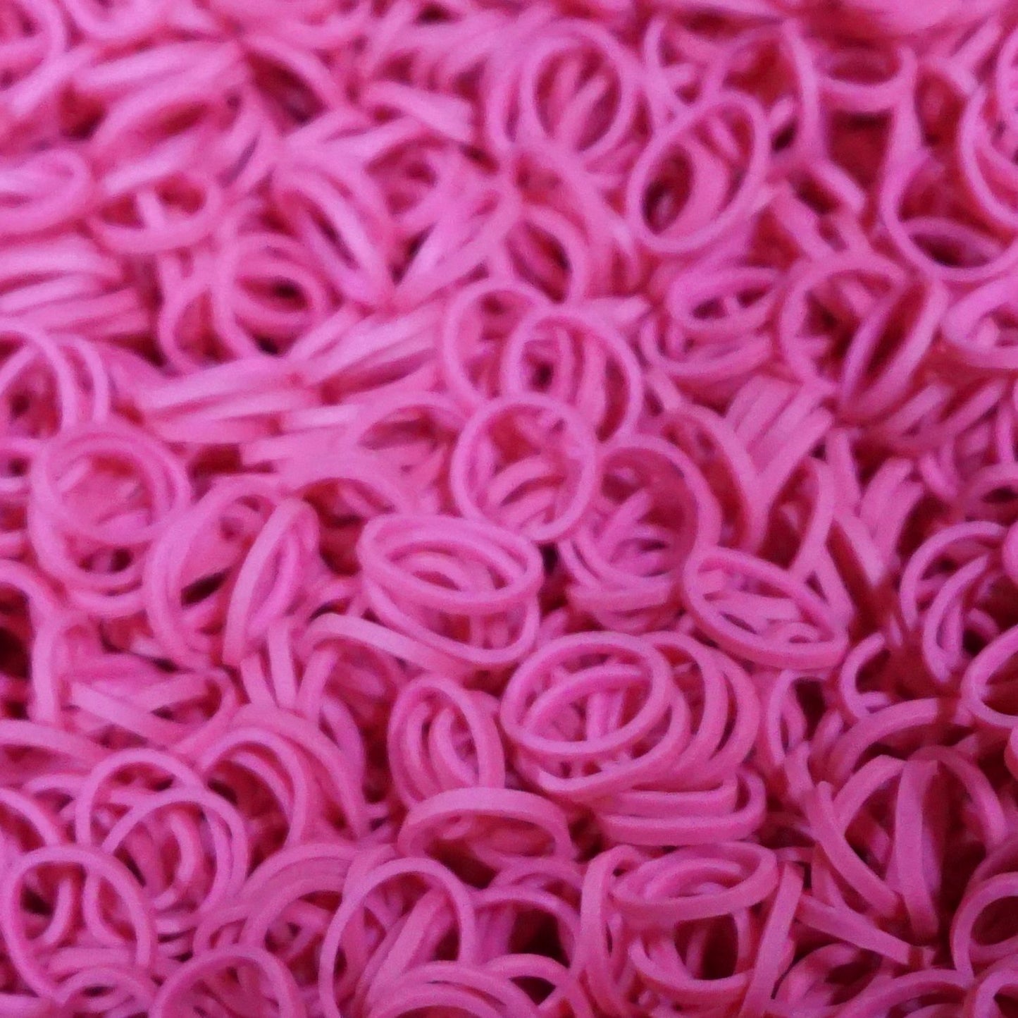 250, Pink, Standard Size,  Rubber Bands for Pony Tails and Braids