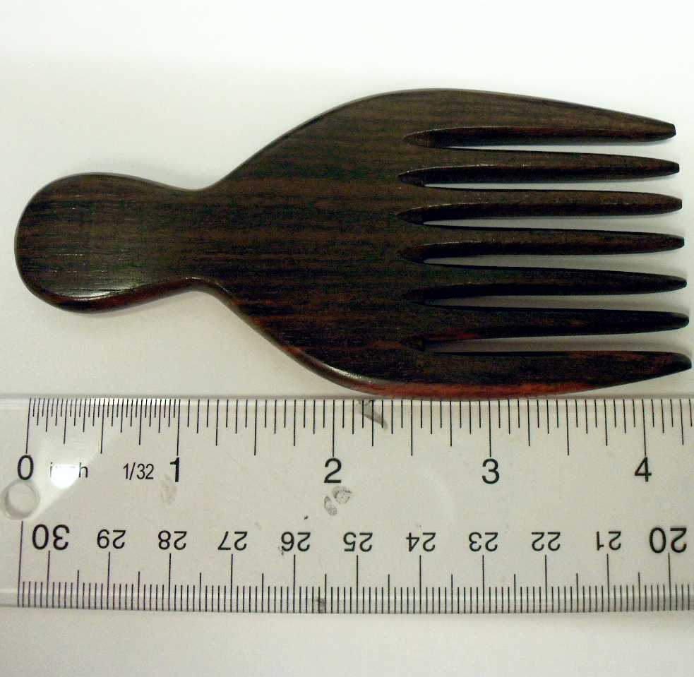 4in Rosewood Pick Comb  - CLOSEOUT, LIMITED STOCK AVAILABLE