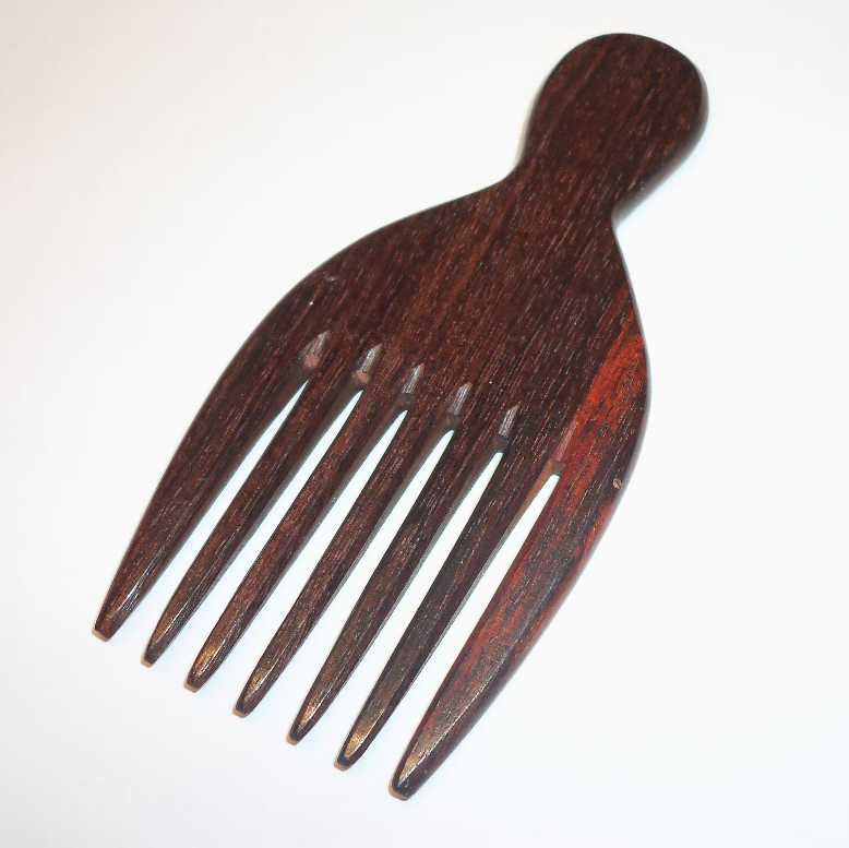 4in Rosewood Pick Comb  - CLOSEOUT, LIMITED STOCK AVAILABLE