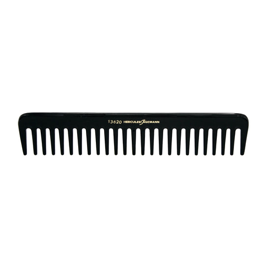 Hard Rubber, 7.5in Wide Tooth Styling Comb, Hercules Sagemann 13620