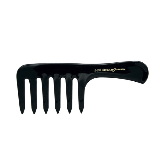 6.5in Detangling Handled Styling Rake Comb, Hercules Sagemann 5610