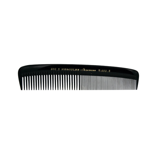 Hard Rubber, 5in Pocket Comb, Hercules sagemann 600/5-602/5