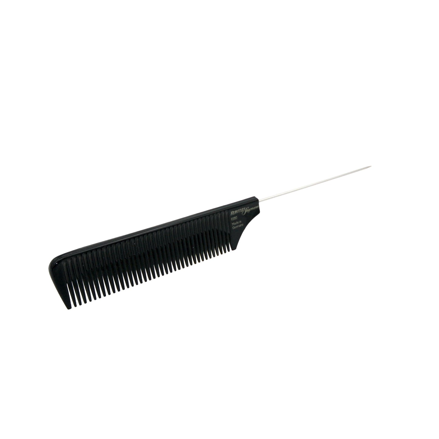 Hard Rubber, 9in Pin Tail Course Tooth Comb, Hercules Sagemann 6950