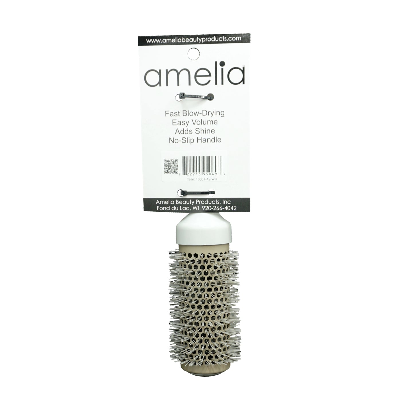 45mm (1.625in), Ceramic Coated Aluminum Barrel Brush - CLOSEOUT, LIMITED STOCK AVAILABLE